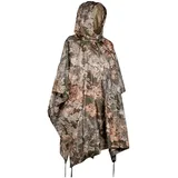 Mil-Tec Regenponcho Unisex • US Poncho aus reißfestem Ripstop Material • Mehrzweck Regenponcho Herren & Damen • Wasserdicht & extra lang • Als Outdoor Regenjacke, Regencape, Nässeschutz, Regenmantel - Einheitsgröße