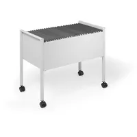 Durable Eco Hängemappenwagen 80 A4, grau, aus kratzfestem Stahl,