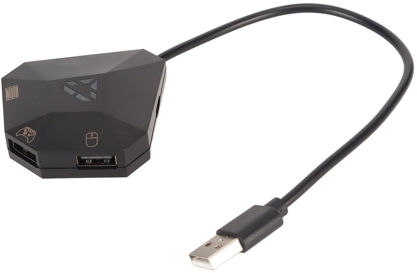 Tastatur-Maus-Adapter für PS4, Individuell Zugeordneter Tastatur-Maus-Konverter, Plug-and-Play-Spielzubehör für PS4 XboxOne PS3 Xbox360 Tastatur-Maus