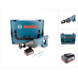 Bosch GSA 18 V-LI Professional inkl. 1 x 5,0 Ah + L-Boxx