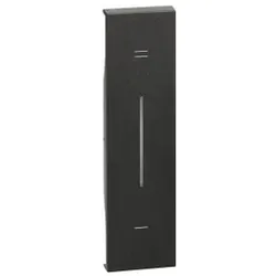 Legrand KG19MH LivingNow 1-modulige Tastenabdeckung My Home mit Symbol ”+/-”, Farbe Black 1