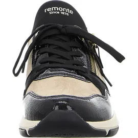 remonte Sneaker Damen Schwarz/Beige 41