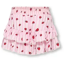 KIDS ONLY Sommerrock KOGGLOW LIFE TAPED EDGE SKORT AOP WVN (1-tlg) mit tollen Volants mit dezenter Spitzenkante rosa 158