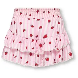 KIDS ONLY Sommerrock KOGGLOW LIFE TAPED EDGE SKORT AOP WVN (1-tlg) mit tollen Volants mit dezenter Spitzenkante rosa 158