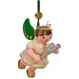 Hubrig Volkskunst GmbH Christbaumschmuck Engel mit Schalmei 6 cm