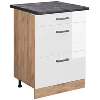 Vicco Schubladenschrank R-Line 60 x 60 x 81,5 cm Weiß