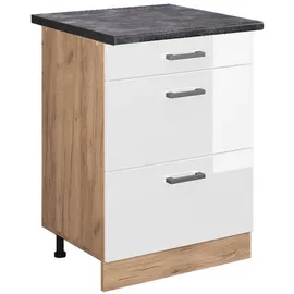 Vicco Schubladenschrank R-Line 60 x 60 x 81,5 cm Weiß