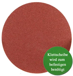 Schleifscheibe 250 mm Klett - Aluminiumoxid - 5er Pack - 