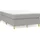 vidaXL Boxspringbettgestell, Hellgrau 120x200 cm Stoff