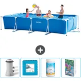 Rechteckiger Frame Pool - 450x220x84 Cm - 5-teilig  Scb130