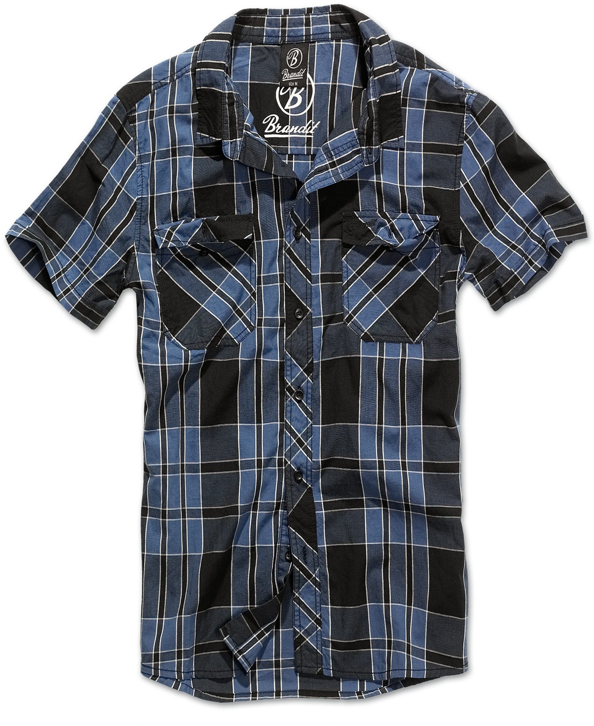 Brandit Roadstar Shirt Hemd kurzarm indigo, Größe 5XL