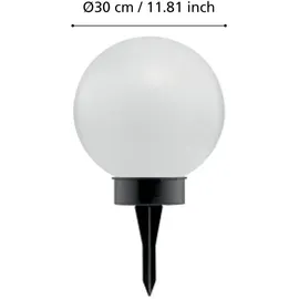 EGLO Solarleuchte Kunststoff H:61 Ø 30 cm 1x0,2W schwarz
