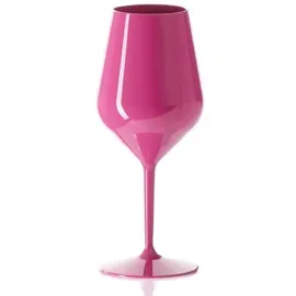 Playflip Wein Cocktail Glas 0,47 l Pink 36 St.