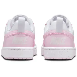 Nike Court Borough Low RECRAFT (GS) Sneaker, White/PINK Foam, 38.5 EU