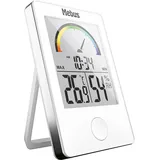 MEBUS Thermometer und Hygrometer Innen Weiß 11130