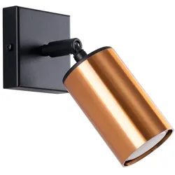 Wandlampe WINX schwarz/kupfer