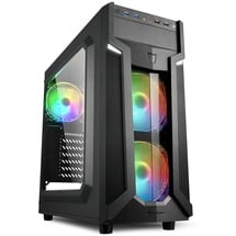 Sharkoon VG6-W RGB schwarz Midi Tower