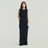 G-Star Langes Pocket-Kleid Blau M