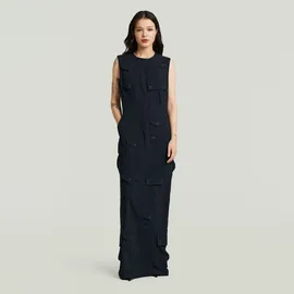 G-Star Langes Pocket-Kleid Blau M