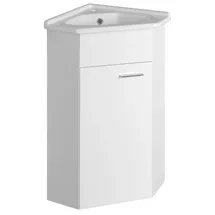 a&n&a aQualine ZOJA Eck-Unterschrank 40,5x74x40,5cm, weiß