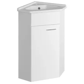 a&n&a aQualine ZOJA Eck-Unterschrank 40,5x74x40,5cm, weiß