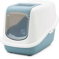 Savic Katzentoilette Nestor 56 x 39 x 38,5 cm Blau/Weiß
