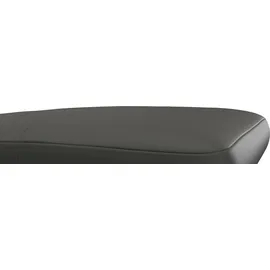 flexlux Pouf Glow Sitzhocker Leder 95 x 81 x 65 cm Grau