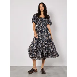 Apricot Midikleid Blau 36