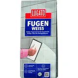 Lugato Fugenweiss Fugenmörtel bis 5 mm Fugenbreite Innen & Außen Weiß 1 kg