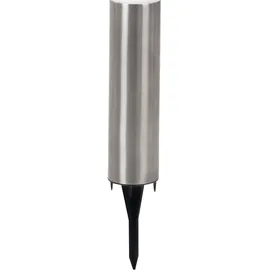 GLOBO Solarleuchten Stecklampen Solarlampen LED Erdspieß Gartenleuchten Weglampen Edelstahl weiß Außen 3er Set