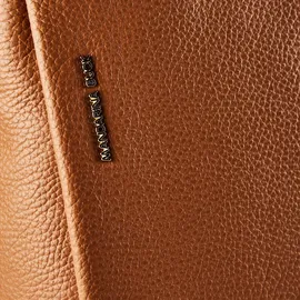 Mandarina Duck Mellow Leather Schultertasche Leder Brown