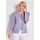 GOLDNER Shirtjacke mit Häkchenverschluss lila 38