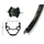 Bikeparts Bike-Parts Laufrad|Vorderrad 28x1.75 Zoll Nabendynamo DH-C3000 schwarz Festachse 36-Loch Exal ZX 19 schwarz|silber Nirosta-Speichen schwarz