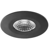 Brumberg Einbaudownlight 1x LED rund schwarz Aluminium