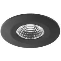 Brumberg Einbaudownlight 1x LED rund schwarz Aluminium