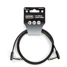 Jim Dunlop MXR TRS-Band-Patchkabel 3 Fuß | 0,9 m, 1/4-Zoll-Winkelstecker, 90 cm (DCISTR3RR)