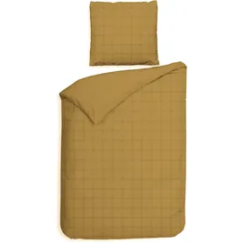 Heckett & Lane Diamante kariert Beige 135 x 200 cm + 2 x 80 x 80 cm