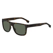 HUGO BOSS BOSS 1647/S Herren-Sonnenbrille Vollrand Quadratisch Kunststoff-Gestell, braun