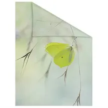 Lichtblick Fensterfolie Schmetterling Grün 1 St., blickdicht, strukturiertKlebepunkte, selbstklebend, Sichtschutz, grün Fensterfolie, 11105240-4