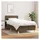 vidaXL Boxspringbett 100 x 200 cm Dunkelbraun
