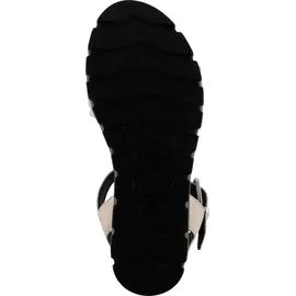 TAMARIS Keilsandaletten Damen Beige/Schwarz 39