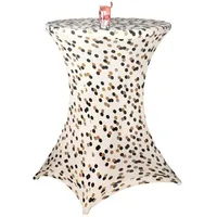Buri Stehtischhusse Gold Ø 80 cm