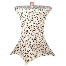 Buri Stehtischhusse Gold Ø 80 cm
