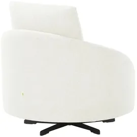 Smart Sessel Felicia Chenille 98 x 97 x 100 cm Weiß