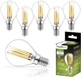 OEM LED-Lampe 6er-Pack P45 4W E14 4000K Neutralweiß