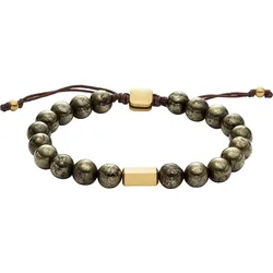 Fossil Armband Farbstein, Edelstahl Armbänder & Armreife   Herren