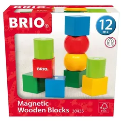 BRIO Spiel Magnetische Holzbausteine