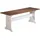 Interlink Sitzbank Westerland 32.2 Braun/Weiß 110 x 37 x 45 cm