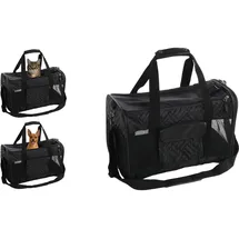 Karlie Transporttasche 45,5 x 29 x 28,5 cm Schwarz/Gold