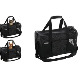 Karlie Transporttasche 45,5 x 29 x 28,5 cm Schwarz/Gold